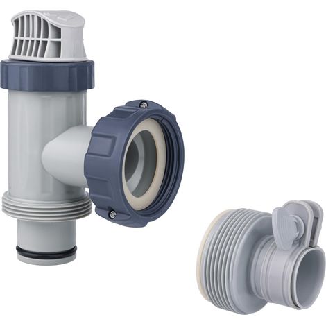 Vanne à piston pour piscine — Pièce de rechange compatible, ensemble vanne d'arrêt avec joint, adaptée aux pompes de filtration à sable pour piscine.