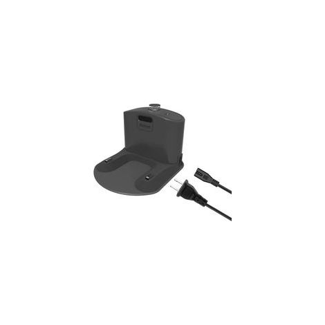 Base de charge pour aspirateur robot iRobot Roomba 500 600 700 800 900 E5 E6 I1 I3 I4 I6 I7 I8 – Station d'accueil avec chargeur intégré – Dimensions 15.5 x 13.6 x 10.6 cm (1/5)