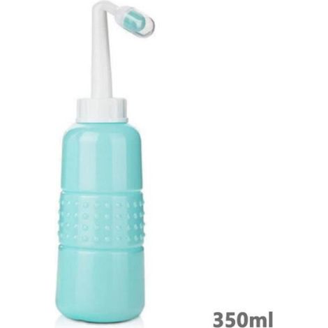 Bidet Portable - Pulvérisateur Hygiénique 350 ml - Pour Voyage Soins Post-Partum et Hygiène Personnelle - Bleu