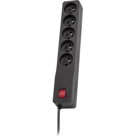 Lestar ZX 510 3m schwarze Steckdosenleiste (1/4)
