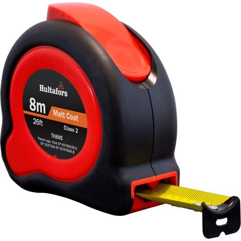 Hultafors TKC8ME Tuf-Lok Pocket Tape Measure 8m/26ft, 25mm Blade, Class II