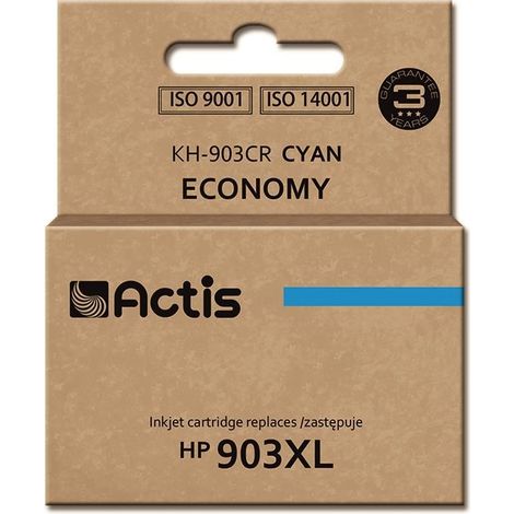 Actis KH-903CR ink (replacement for HP 903XL T6M03AE Standard 12 ml cyan) - New Chip
