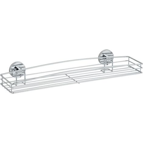 ALLIANDISÉtagère salle de bain MILAZZO, Vacuum-Loc - acier chromé, WENKO