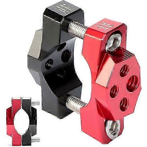 Colliers de fixation pour pare-chocs, barres de protection horizontales, fixations pour arceau de sécurité pour motos, vélos, vélos de route, supports de fixation pour pare-chocs, fixations pour guido (1/5)