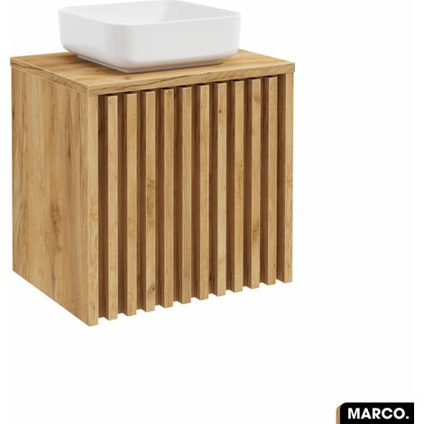 Meuble sous vasque - version portes MARCO OAK 60 x 56 x 45 cm (1/4)
