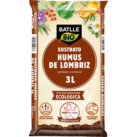 Batlle Sustrato de Humus de Lombriz - Sustrato Natural de Lombriz
