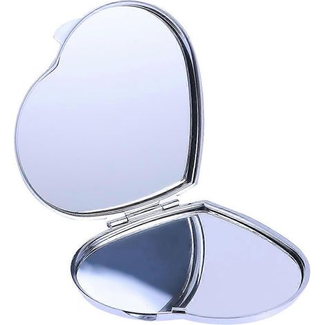 Miroir pliable portable double face de petite taille, compatible avec le maquillage (1/5)