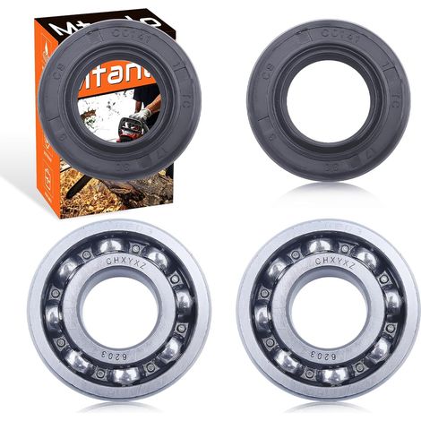 Roulements de vilebrequin, joints d'huile pour Husqvarna 395xp 395 394 394xp 288 281 181 298, roulements de vilebrequin, joints d'huile