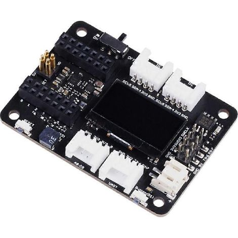 Placa de expansión base para XIAO Seeed con Grove OLED, IIC, UART, analógico, digital, zumbador, botón y gestión de batería integrada. (1/5)