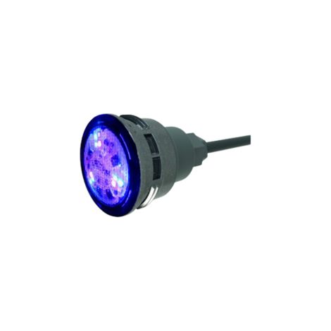 Mini projecteur couleurs LED piscine à visser sur le refoulement (1/3)