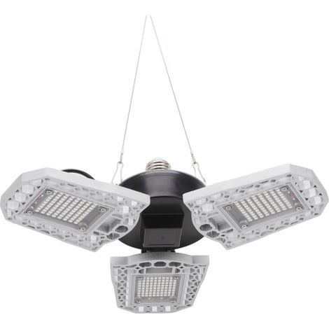 Lampe de croissance pour plantes 220V, 3 têtes, pliable, culot E27, 240 LED, spectre rouge/bleu, étanche, pour l'intérieur