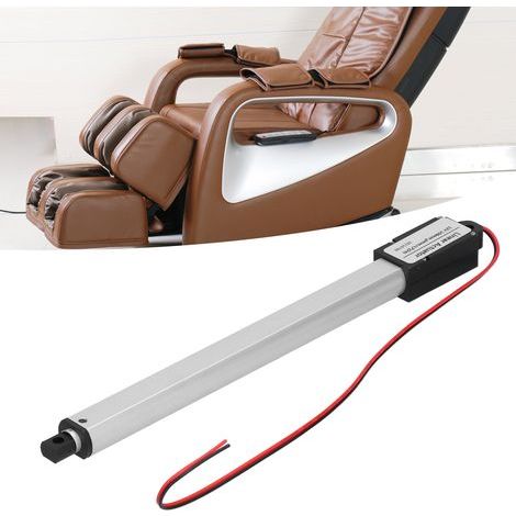 Attuatore elettrico lineare da 12 V e 150 mm con protezione da cortocircuito, finecorsa integrato e riduzione del rumore, velocità di 8 mm/s e forza di 70 N, modello compatto. (1/5)