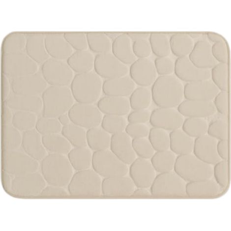 tapis de bain -Texture granuleuse - antidérapante et lavable en machine - 40x60centimètre (1/5)