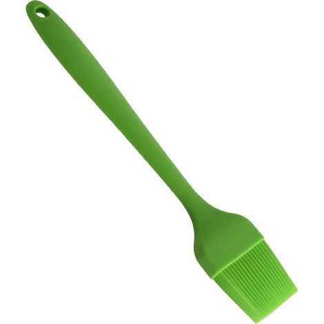 Lot de 2 brosses de cuisine en silicone vert