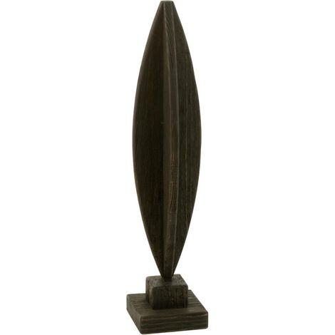 Déco sur Pied en Bois "Luke" 70cm Noir (1/3)