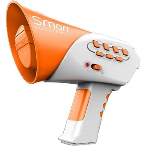 Megaphone Jouet - Changeur De Voix - 7 Effets Sonores - Pour Fêtes Et Déguisements - 12,5 X 7 X 12,5 Cm - Piles AAA Non Incluses - 1 Pièce (1/4)