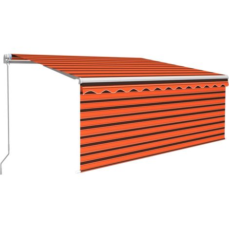 Maison Exclusive - Markise Manuell Einziehbar mit Rollo 3x2,5 m O