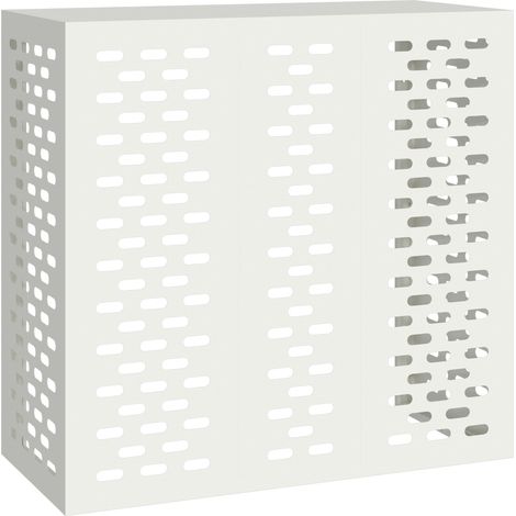 Vidaxl – Cache climatiseur résistant à l'eau 110 x 50 x 105 cm – Protection contre la chaleur et l'humidité – Design moderne pour extérieur