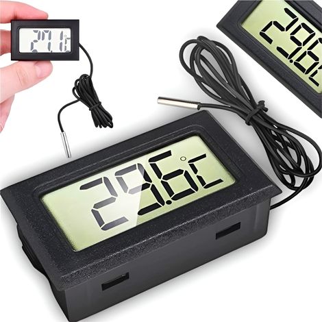 TERMOMETRO ELETTRONICO DIGITALE PRECISO CON SONDA + DISPLAY CHIARO (1/5)