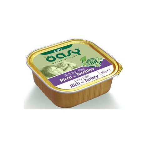 Oasy Cat  Deliziozo Paté 100g - Adulto - con pavo 100g