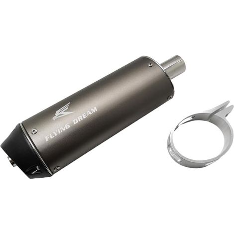 Réducteur de bruit d'échappement silencieux pour moto tout-terrain 125 cc, 140 cc, 150 cc, 160 cc, 190 cc(28mm) (1/5)