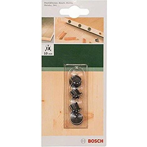 BOSCH - 4 DISPOSITIVI PER SPINATURA PROFESSIONALE, SEGNA FORI D.10MM (1/4)