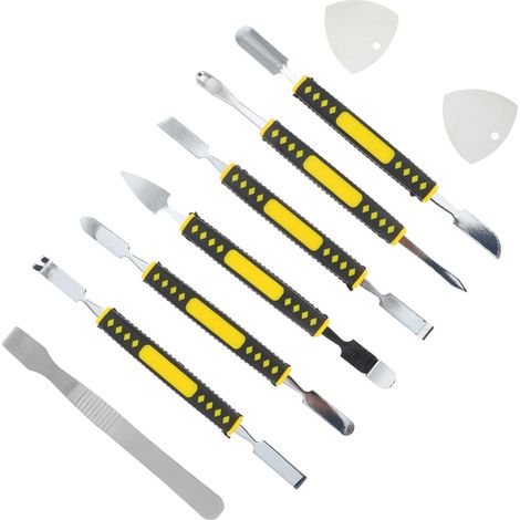 Kit D’Ouverture Démontage en Acier Noir, Outil de Réparation pour Smartphone et Tablette, Stable, pour Maintenance Électrique (1/5)