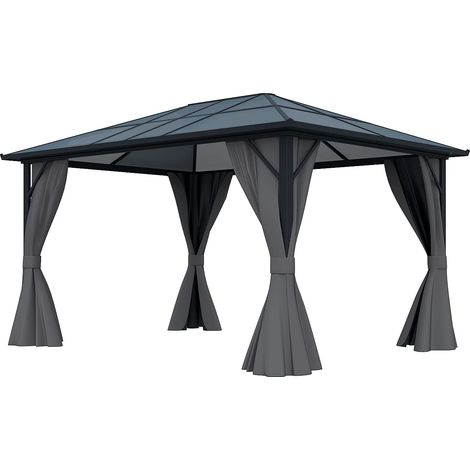 Pergola 3 x 3,95 m 11,9 m² in Alluminio - RADELA (1/5)