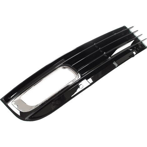 Audi A8 D3 FL 08-10 MIT HALOGENSCHEINWERFERN Kühlergrill in der Stoßstange SCHWARZ + CHROM rechts (1/2)