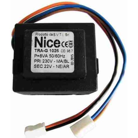 NICE TRA-G.1025 Trasformatore 220V 21V 8Va Per ROBO 1000 THOR 1551 Ricambio