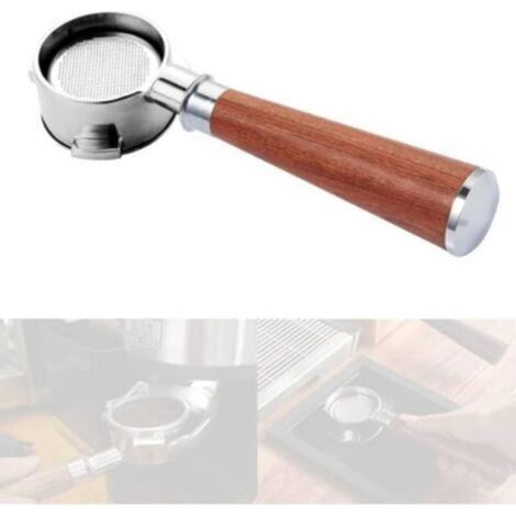 Porte-Filtre Sans Fond - Diamètre 51 Mm - Compatible Machines À Café Italiennes Et Allemandes - 1 Pièce (1/5)