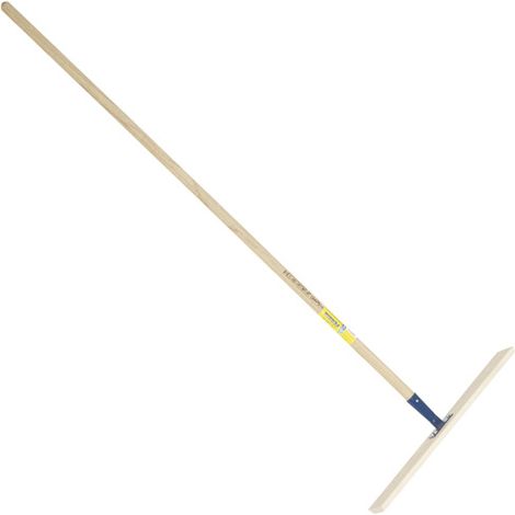 Racloir à bitume en acier S355 – Manche en bois 1,30 m – Largeur 55 cm – Fabrication française – Peinture hydrosoluble non polluante – Outils Perrin