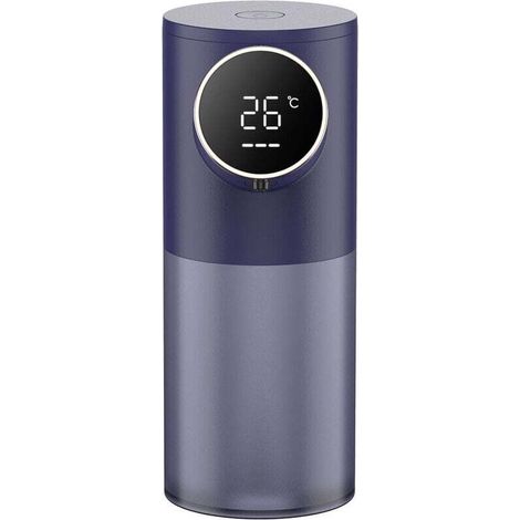 Distributeur de savon automatique, distributeur de savon moussant 320 ml Distributeur de savon rechargeable sans contact avec détecteur de capteur infrarouge pour cuisine salle de bain (1/4)