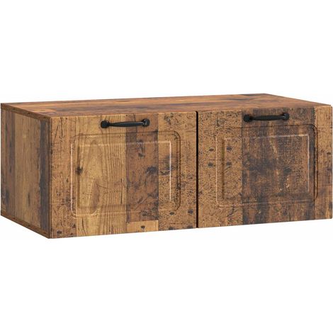 Maison Exclusive - Meuble TV mural Bois ancien 78,5 x 41 x 30 cm Bois d'ingénierie (1/5)