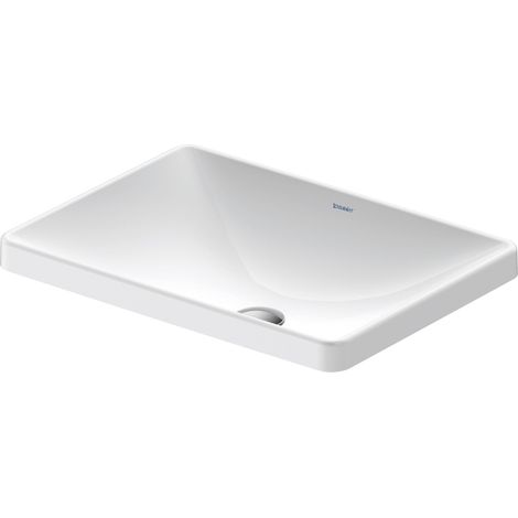 Duravit D-Neo - Lavabo ad incasso 60x44 cm, senza foro per miscelatore, bianco 0358600079 (1/4)