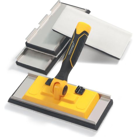 5pc 9 inch and 7 inch Paint Pad Edger Tool -Cutting in Tools for Painting, Paint Edger for Cutting, Edge Painting Tool for Walls, Skirt Board (1/5)