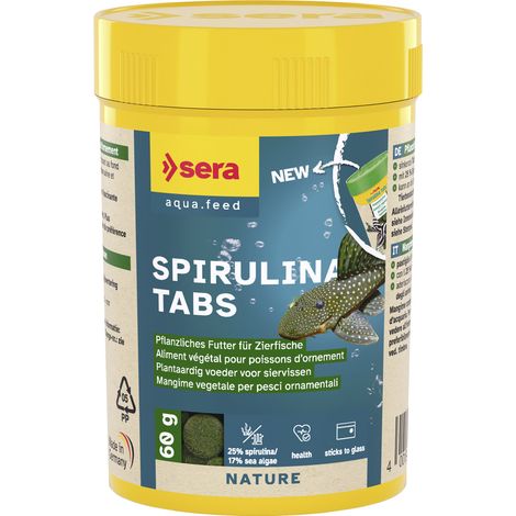 Sera Fischfutter Spirulina Tabs 60 g Fischfutter