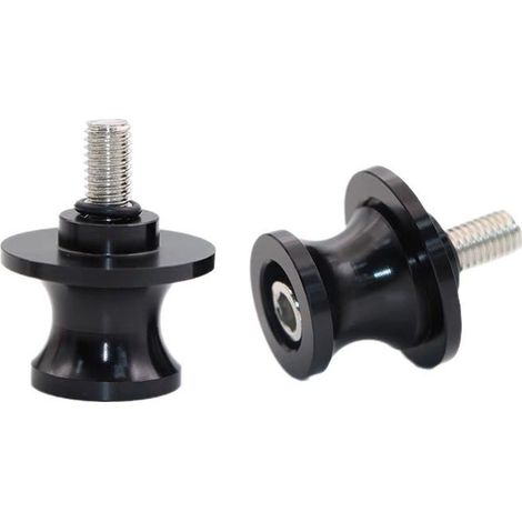 2 pièces pour moto M8 : supports de bras oscillant arrière pour moto, fabriqués en alliage d'aluminium, de couleur noire. (1/5)