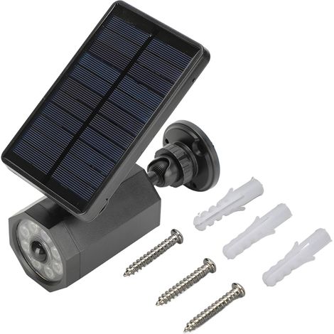 Projecteur solaire 8LEDs IP65 étanche rotatif avec détecteur de mouvement lampe paysage lumière blanche (1/5)