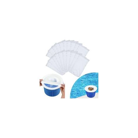 Chaussettes de Skimmer de Piscine, 20 Pièce Pool Skimmer Socks, Chaussettes Skimmer Reutilisable, pour Attraper Les Feuilles d'arbre,Piscine Et protégez la Piscine Propre (1/4)