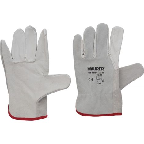 GUANTI LAVORO FIORE "DRIVER" TG. 9" MAURER DORSO CROSTA (1/2)