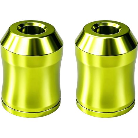 Lot de 2 anneaux magnétiques pour tête de tournevis avec forte tenue en alliage d'aluminium, design polyvalent, antidérapant, pour équipement de réparation, assemblage de meubles compacts (vert) (1/5)