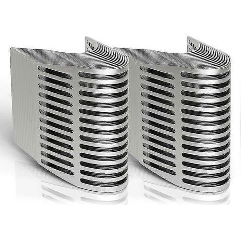 50 plaques de recouvrement en acier inoxydable pour trous de drainage dans les murs en briques, plaques de remplissage pour trous de briques et plaques de recouvrement pour trous muraux (1/5)