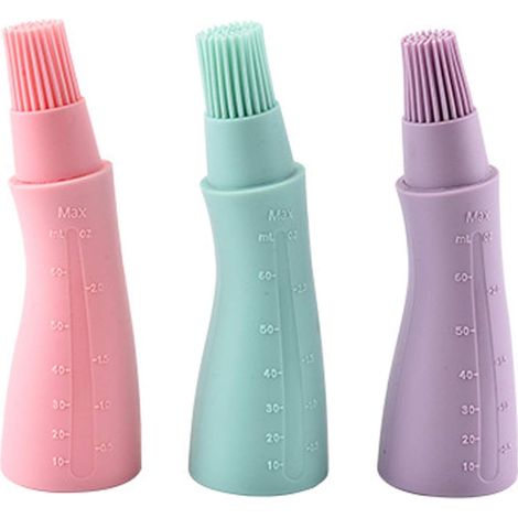 Set di 3 pennelli in silicone per olio (1/4)