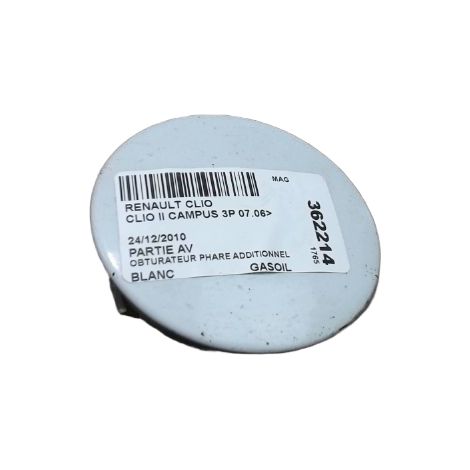 [PRODUIT D'OCCASION] Obturateur Phare Additionnel Pare-choc Avg RENAULT Clio II Campus 06- ♻️ Ref Oe. 261520255r - Garantie à vie (1/3)