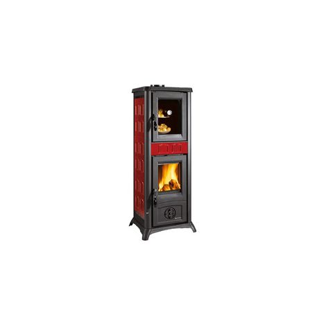 STUFA LEGNA C/FORNO 7,3 KW GEMMA CERAM BORD V6