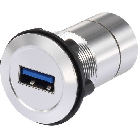 TRU COMPONENTS USB-09 USB-Einbaubuchse 3.0 Buchse, Einbau  Inhalt: 1 St.