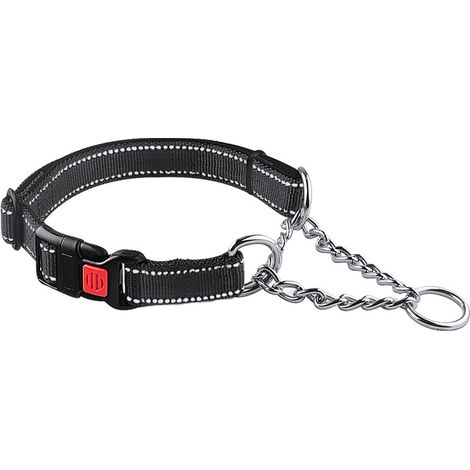 Collier de sécurité réfléchissant en nylon anti émeute et anti fugue pour animaux de compagnie (1/4)