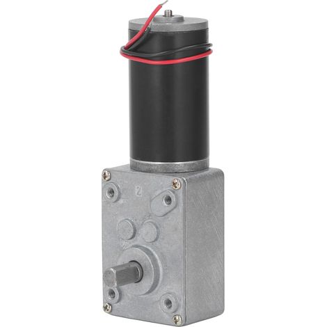 Moteur électrique à engrenage à vis sans fin autobloquant 12 V CC, arbre unique, réduction de vitesse, 634JSX 31ZY, 250 tr/min (1/5)