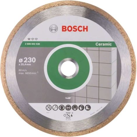 DISCO DIAMANTATO BOSCH 230x25,4 TUTTO CERAMICO PER PIASTRELLE